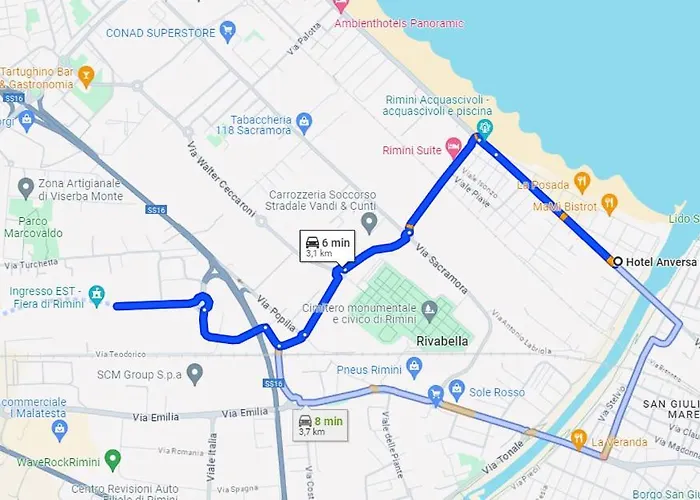 Anversa - Adults Only 16 3* リミニ